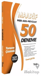 MEB-AGS Mevzuat MAARİF 50 Deneme Çözümlü