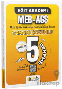 MEB - AGS Tamamı Çözümlü 5 Deneme