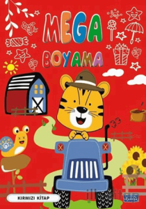 Mega Boyama-Kırmızı Kitap