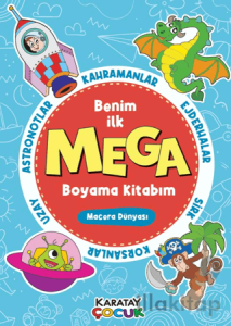 Mega Boyama Kitabım-Macera Dünyası