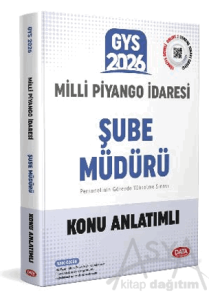 Milli Piyango İdaresi Genel Müdürlüğü GYS Şube Müdürü Konu Anlatımlı