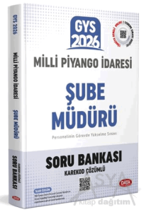 Milli Piyango İdaresi Genel Müdürlüğü GYS Şube Müdürü Soru Bankası - Karekod Çözümlü