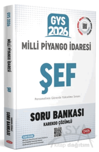 Milli Piyango İdaresi GYS Şef Soru Bankası - Karekod Çözümlü