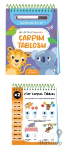 Minik Dostlarımla Çarpım Tablosu – Yaz, Sil ve Öğren