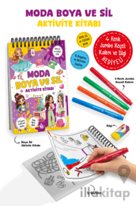 Moda – Boya ve Sil Aktivite Kitabı