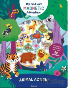 My Fold-Out Magnetic Adventure: Animal Action