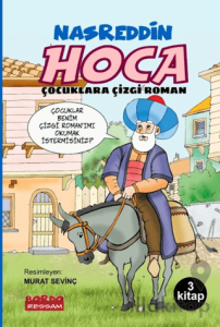 Nasrettin Hoca Çizgi Roman Seti 3 Kitap 7+Yaş -1 ve 2 Sınıflara Renkli