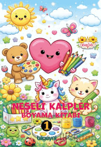 Neşeli Kalpler Boyama Kitabı - 1
