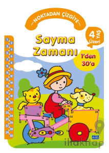 Noktadan Çizgiye Sayma Zamanı 1'den 30'a
