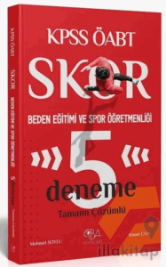 ÖABT Beden Eğitimi ve Spor Öğretmenliği Skor 5 Deneme Çözümlü
