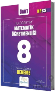 ÖABT İlköğretim Matematik Öğretmenliği 8 Deneme Çözümlü