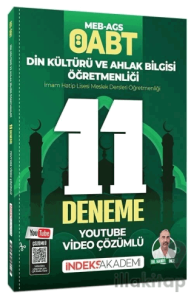 ÖABT MEB-AGS Din Kültürü ve Ahlak Bilgisi 11 Deneme Youtube Video Çözümlü