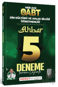 ÖABT MEB-AGS Din Kültürü ve Ahlak Bilgisi Ahbar 5 Deneme Çözümlü