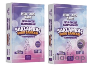 ÖABT MEB-AGS Okul Öncesi Öğretmenliği Saklambaç Soru Bankası Set