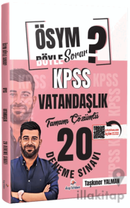 ÖSYM Böyle Sorar 2026 KPSS Vatandaşlık Tamamı PDF Çözümlü 20 Deneme