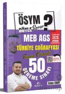 ÖSYM Böyle Sorar 2026 MEB AGS Türkiye Coğrafyası Tamamı PDF Çözümlü 50 Deneme Sınavı