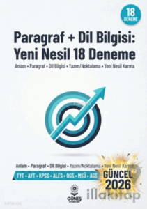Paragraf + Dil Bilgisi: Yeni Nesil 18 Deneme