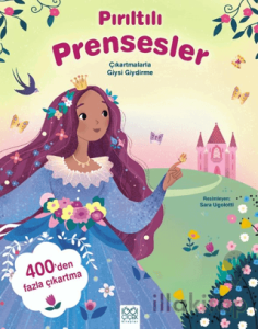 Pırıltılı Prensesler – Çıkartmalarla Giysi Giydirme