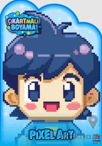 Pixel Art Zamanı – Çıkartmalı Boyama Kitabı