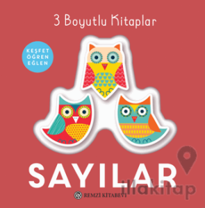 Sayılar - 3 Boyutlu Kitaplar