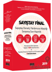 Sayıştay Final - Sayıştay Denetçi Yardımcısı Adaylığı Sınavına Son Hazırlık Soru Bankası 2019