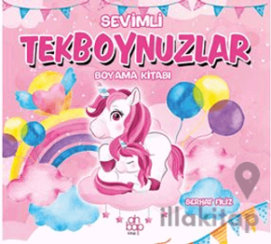 Sevimli Tekboynuzlar Boyama Kitabı
