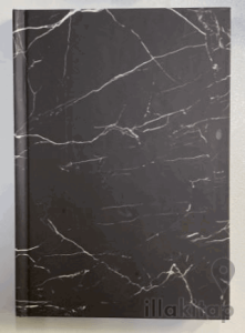 Siyah Mermer Defter - Mermer Serisi