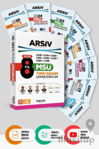 Son 8 Yıl MSÜ Arşiv Serisi Tıpkı Basım Fasikül Fasikül Çıkmış Sorular Tamamı Video Çözümlü