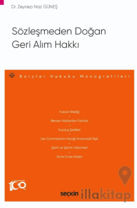 Sözleşmeden Doğan Geri Alım Hakkı