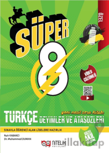 Süper 8 Türkçe Deyimler Ve Atasözleri Yeni Nesil Soru Kitabı