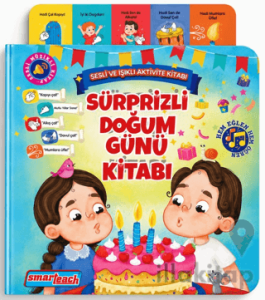 Sürprizli Doğum Günü Kitabı – Sesli ve Işıklı Kitap (Ses Sensörlü)