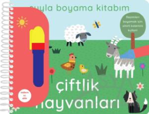 Suyla Boyama Kitabım – Çiftlik Hayvanları