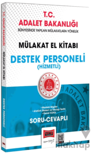 T.C. Adalet Bakanlığı Destek Personeli Hizmetli Mülakat El Kitabı Soru-Cevaplı