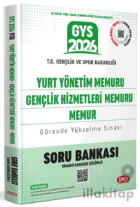 T.C. Gençlik ve Spor Bakanlığı Yurt Yönetim Memuru Gençlik Hizmetleri Memuru Memur Soru Bankası - Karekod Çözümlü