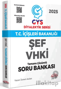 T.C. İçişleri Bakanlığı ŞEF-VHKİ GYS Diyalektik Serisi Karekod Çözümlü Soru Bankası