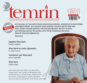 Temrin Düşünce ve Edebiyat Dergisi Sayı: 151 Eylül - Ekim 2026