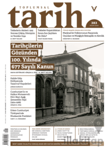 Toplumsal Tarih Dergisi: 383 Kasım 2025