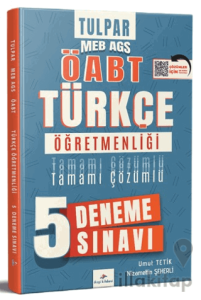 Tulpar 2026 MEB AGS ÖABT Türkçe Öğretmenliği Tamamı PDF Çözümlü 5 Deneme Sınavı