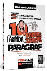 Tüm Adaylar İçin 10 Adımda Paragraf Video Konu Anlatımlı ve Video Çözümlü Soru Bankası