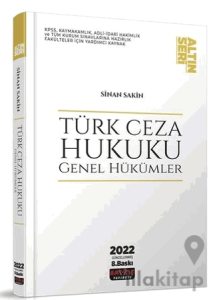 Türk Ceza Hukuku Genel Hükümler Konu Anlatımı