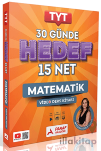 TYT 30 Günde Hedef 15 Net Matematik Video Ders Kitabı