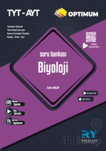 TYT AYT Optimum Biyoloji Tamamı Video Çözümlü Soru Bankası Akıllı Tahta Uyumlu