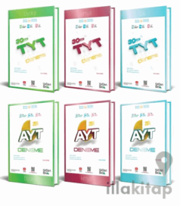 Üç Dört Beş TYT - AYT Fizik Kimya Biyoloji Deneme Seti