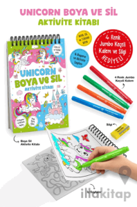 Unicorn – Boya ve Sil Aktivite Kitabı / 3 Yaş +