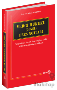 Vergi Hukuku (Genel) Ders Notları