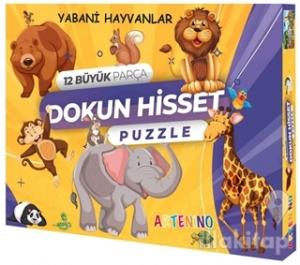 Yabani Hayvanlar 12 Büyük Parça Dokun Hisset Puzzle