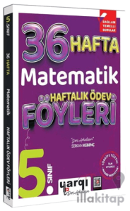 Yargı Ders Arkadaşım 5. Sınıf Matematik 36 Haftalık Ödev Föyleri