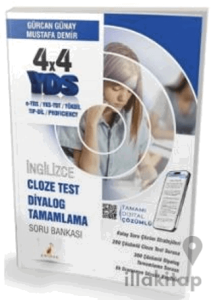 YDS İngilizce 4x4 Cloze Test Diyalog Tamamlama Soru Bankası