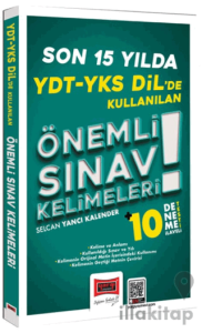 YDT YKS Dilde Son 15 Yılda Kullanılan Önemli Sınav Kelimeleri