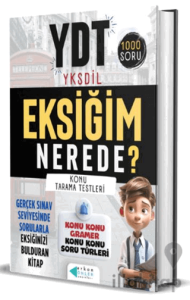 YDT - YKSDİL Eksiğim Nerede Soru Bankası